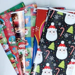 Papel Couché Navidad Fajilla C/5 pliegos