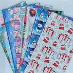 Papel Couché Navidad Fajilla C/5 pliegos