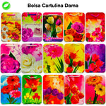 Bolsa Cartulina Dama Pqt c/10 - BolsaDeRegalo.com