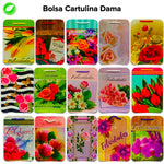 Bolsa Cartulina Dama Pqt c/10 - BolsaDeRegalo.com