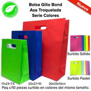 Bolsa Gilio Bond Asa Troquelada Serie Colores