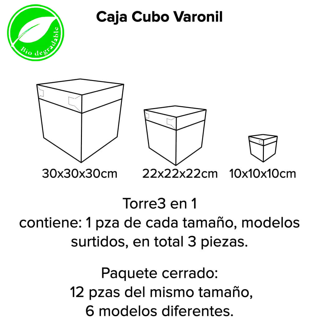 Caja Cubo Varonil PD