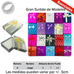 Caja de Joyería (Rígida) Pqt c/5pzs - BolsaDeRegalo.com