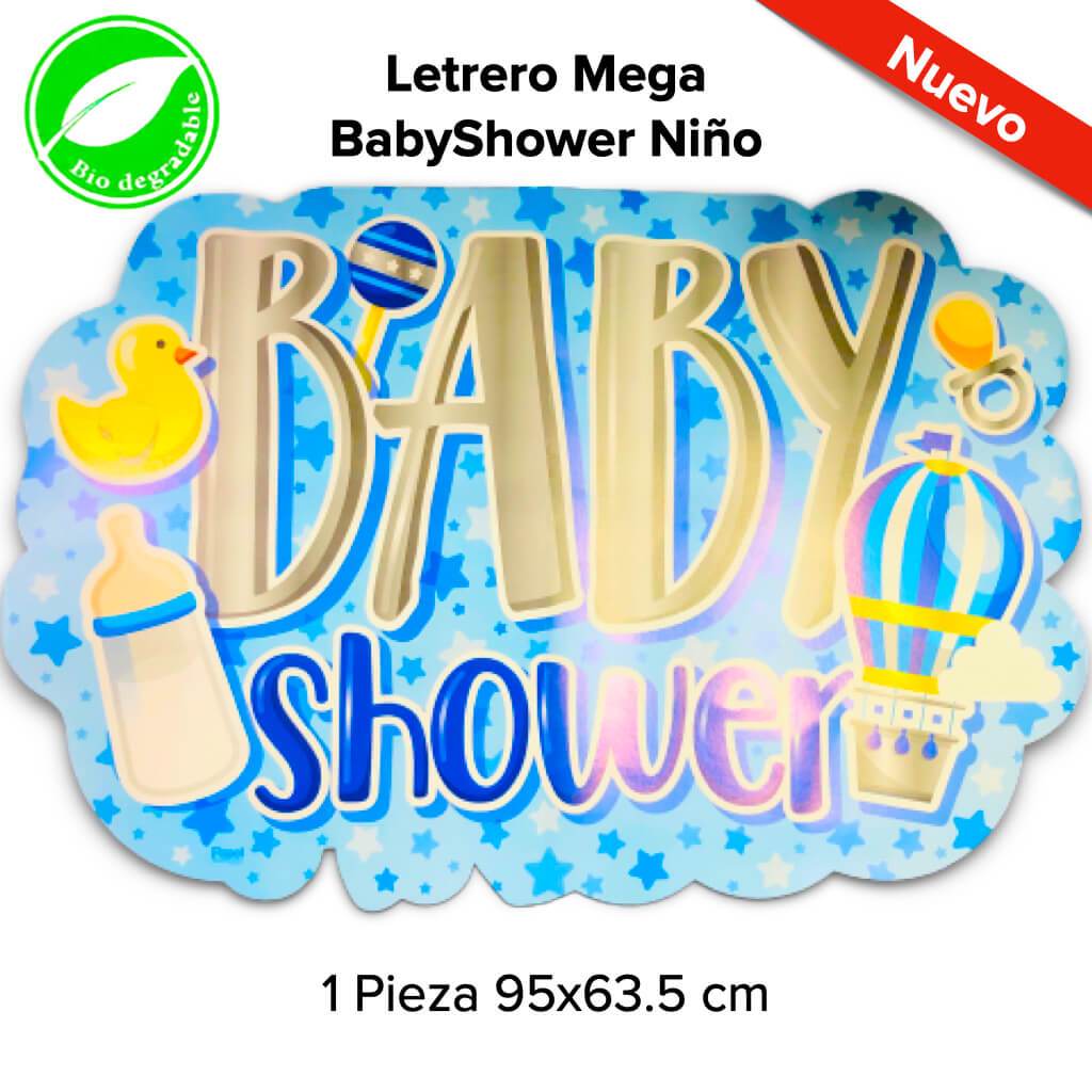 Letrero Mega BabyShower Niño - BolsaDeRegalo.com