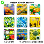 Papel Couché Caballero Fajilla c/5 pliegos - BolsaDeRegalo.com