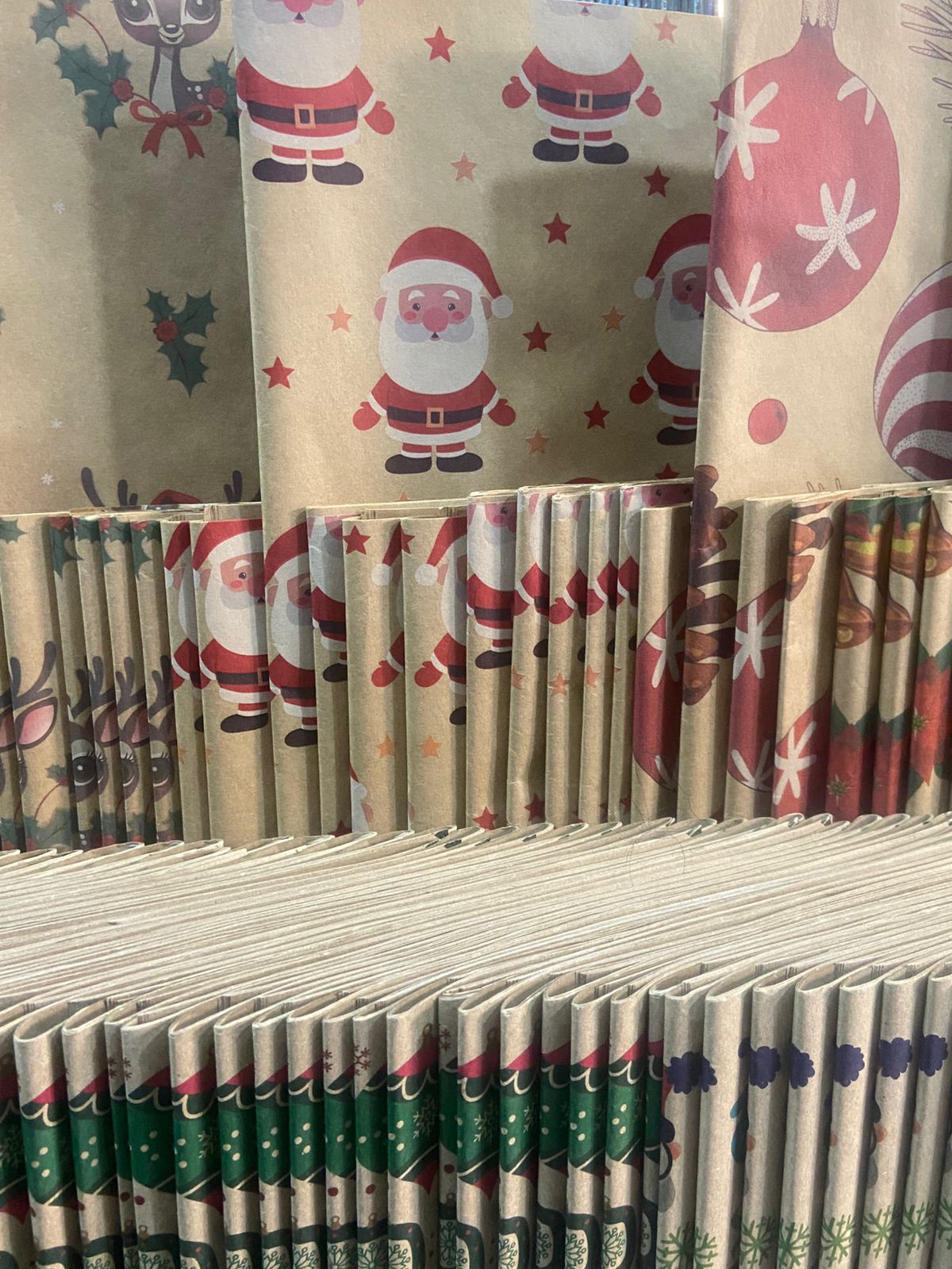 Papel Kraft Navidad