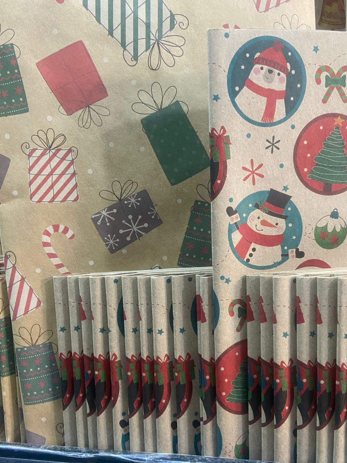 Papel Kraft Navidad