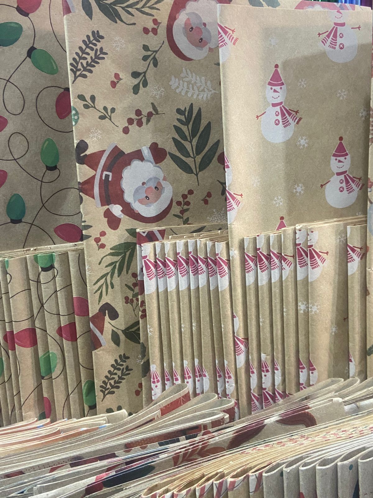 Papel Kraft Navidad