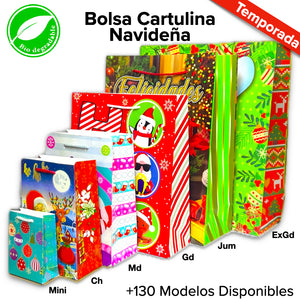 Bolsa Cartulina Navidad